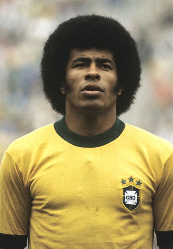 Brazilian footballer Jairzinho
