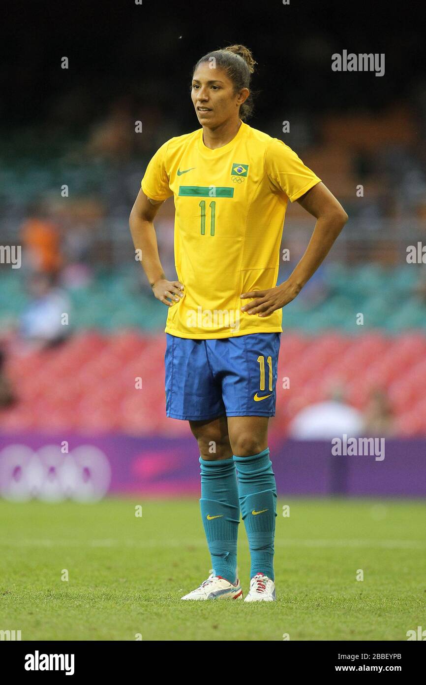 Brazilian footballer Cristiane