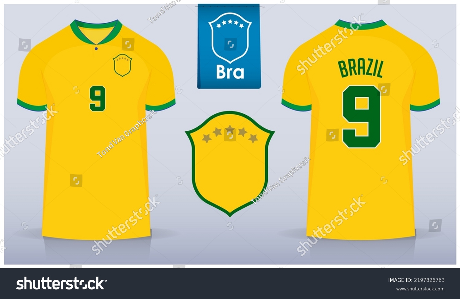 Brazilian National Team Football Jersey